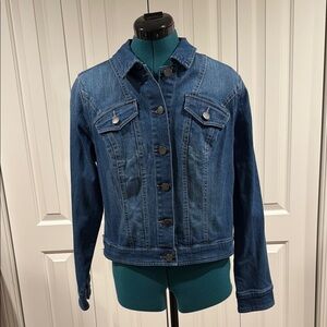 G.I.L.I Cropped Jean Jacket